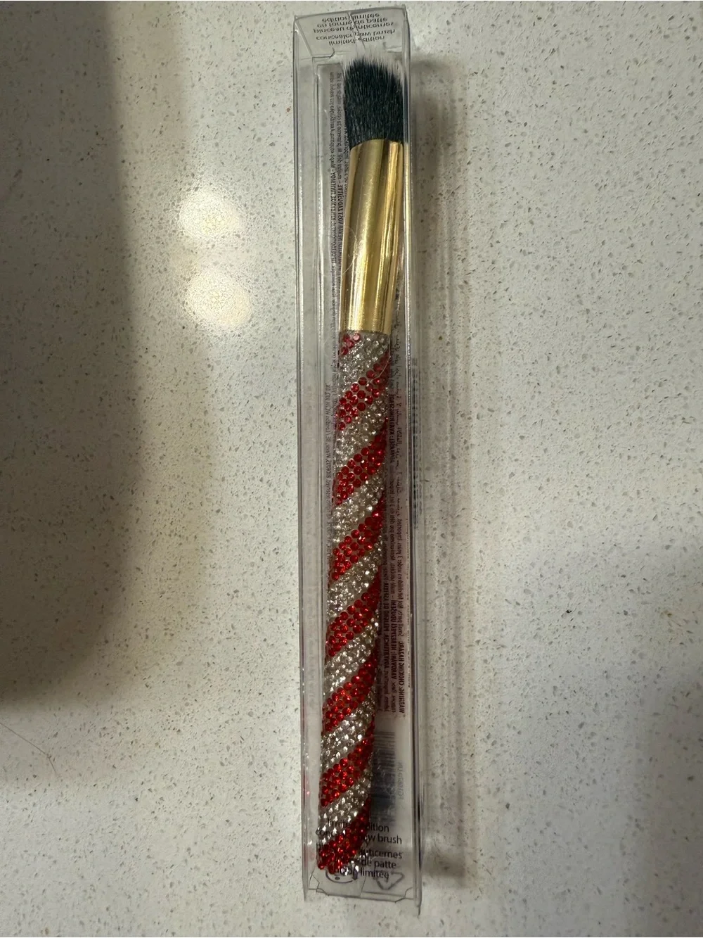 Tarte “Candy Cane” Rhinestone Concealer Paw Brush- NIB